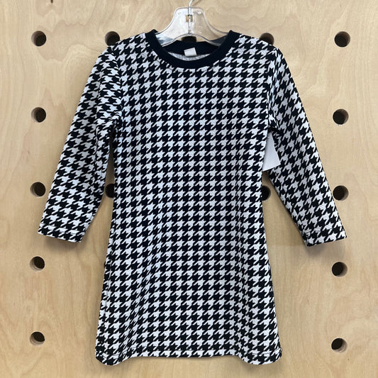 B+W Houndstooth Dress
