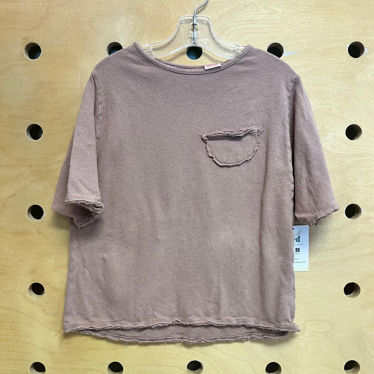 Mauve Pocket BoxyTee
