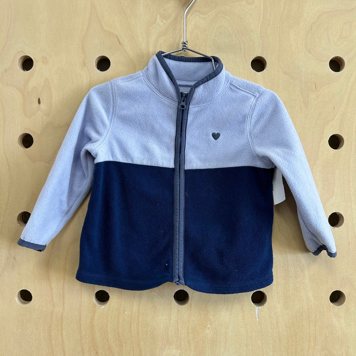 Blue & Lavender Fleece Zip Up