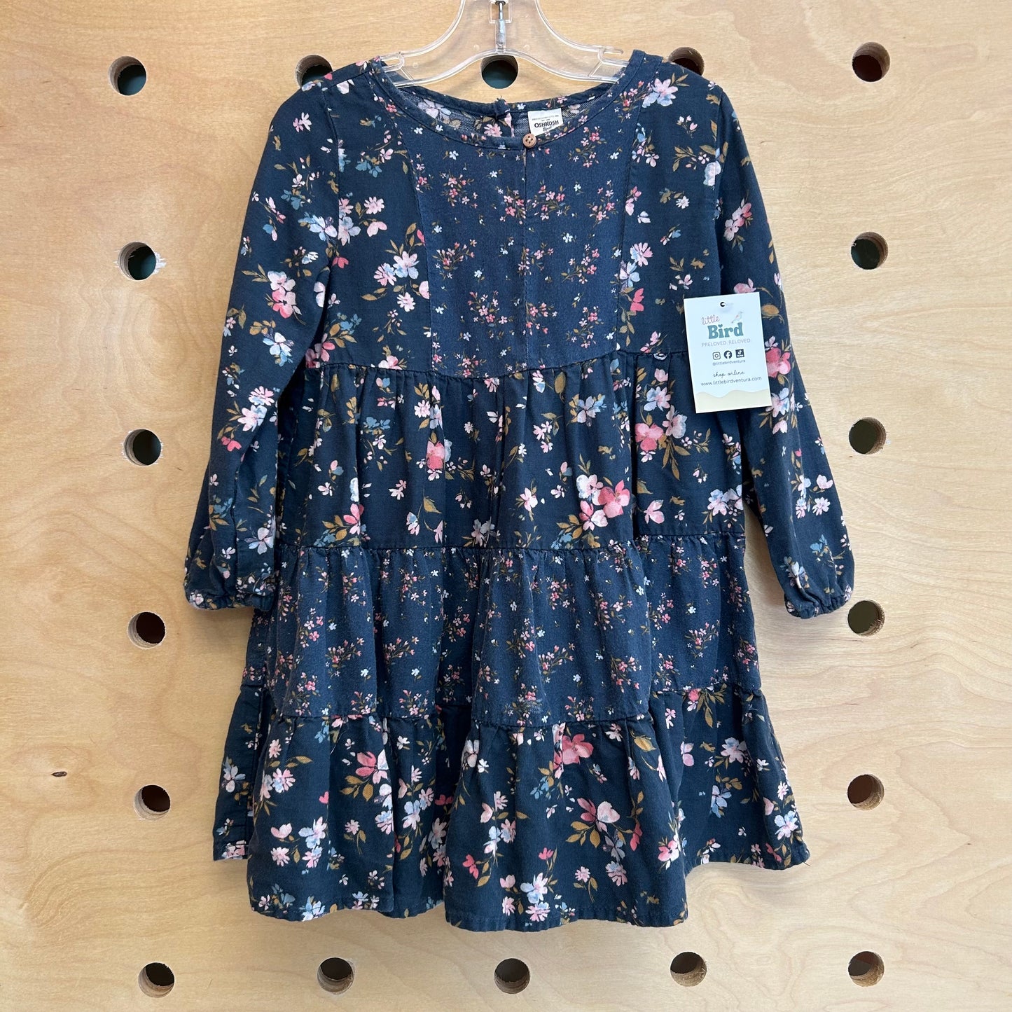 Blue Mixed Floral Dress