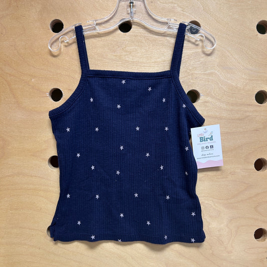 Blue Stars Ribbed Tank