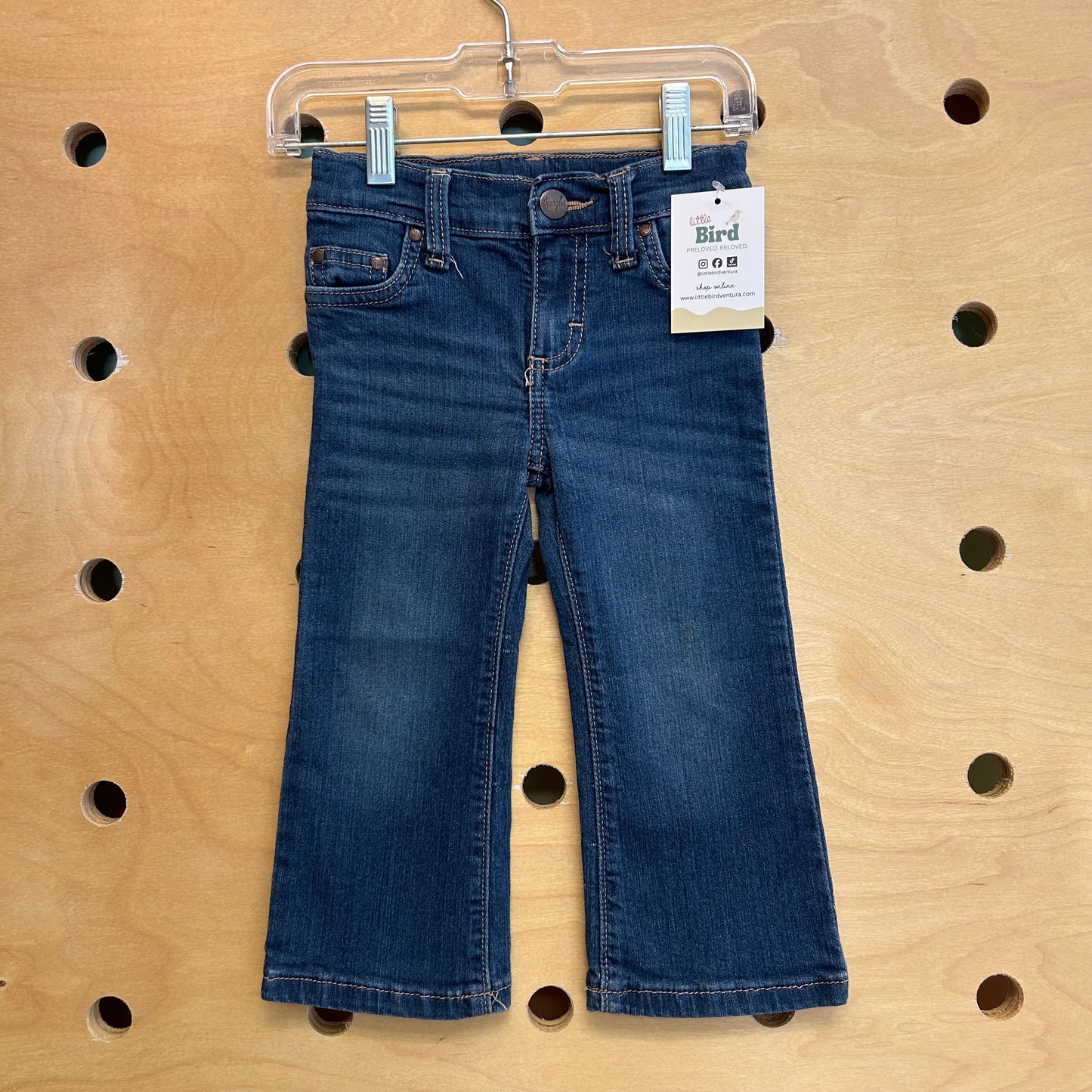 Dark Wash Bootleg Denim