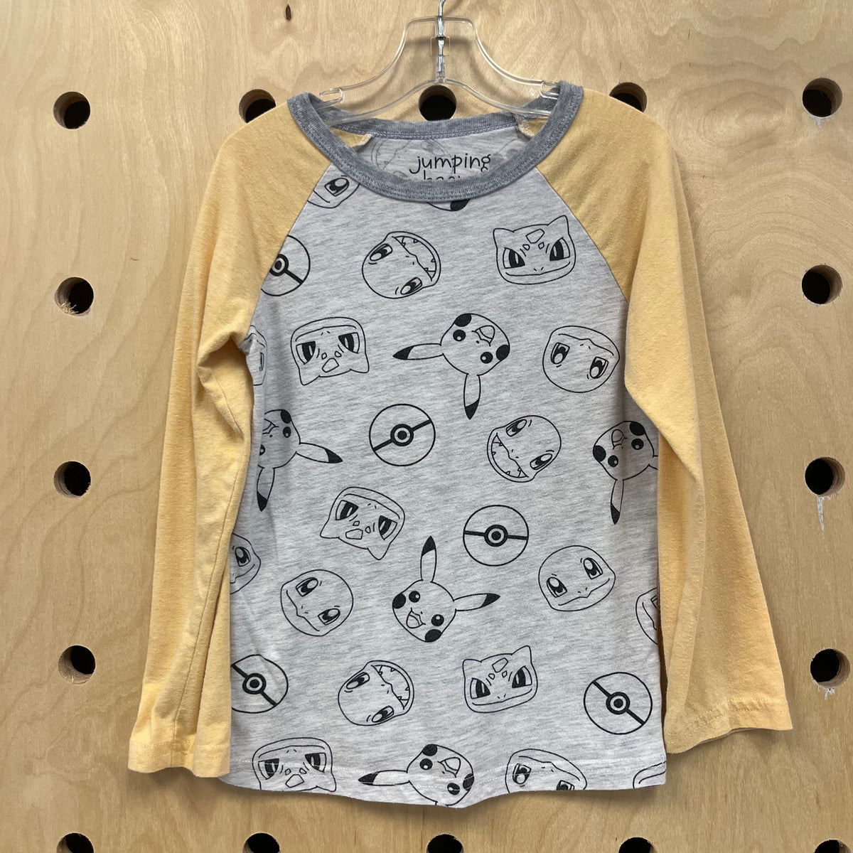 Yellow Sleeve Pokemon LS Tee