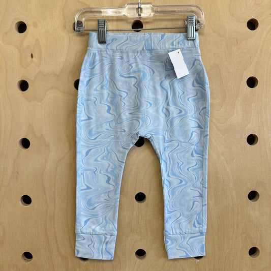 Organic Blue Swirls Pants