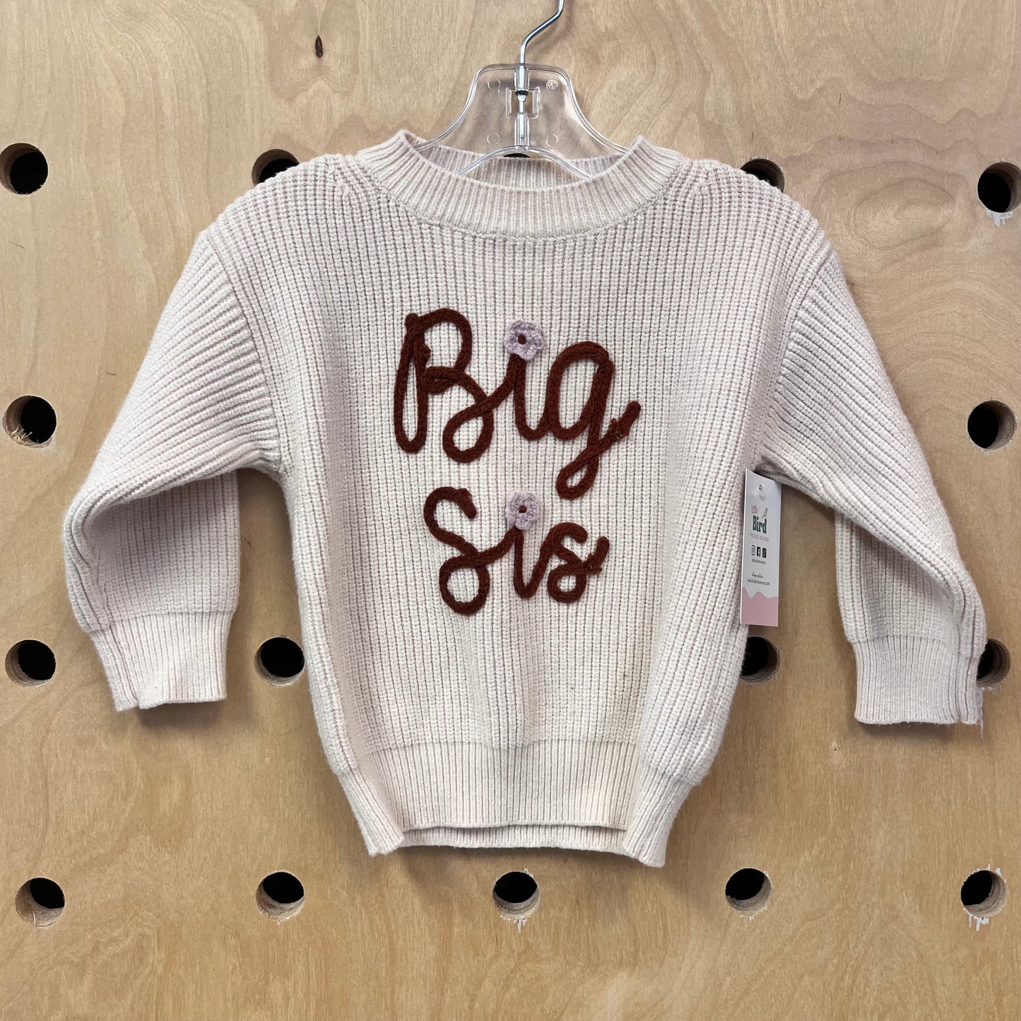 Cream Big Sis Sweater