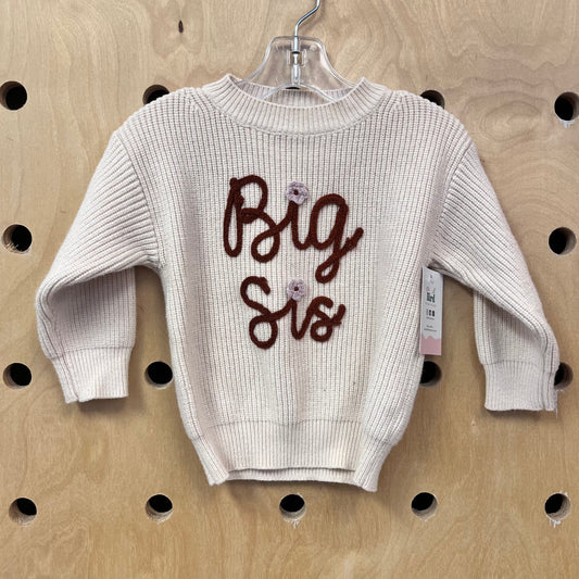 Cream Big Sis Sweater