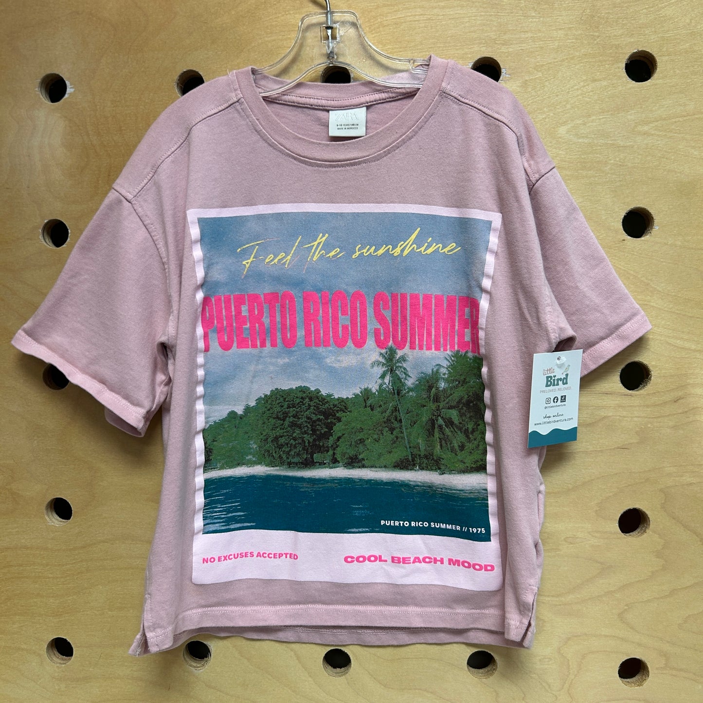Pink 'Puerto Rico Summer' Tee
