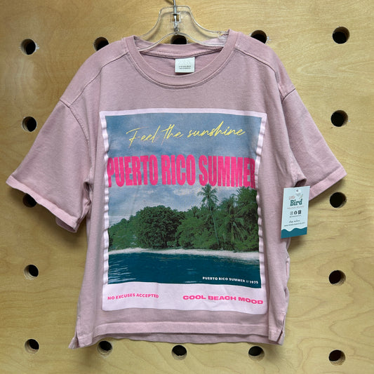 Pink 'Puerto Rico Summer' Tee