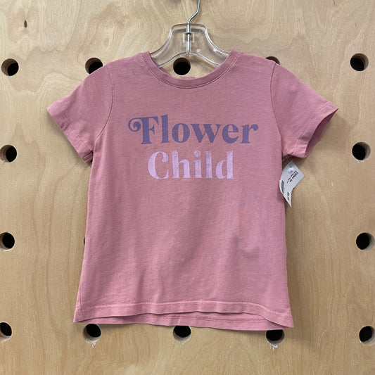 Pink Flower Child Tee