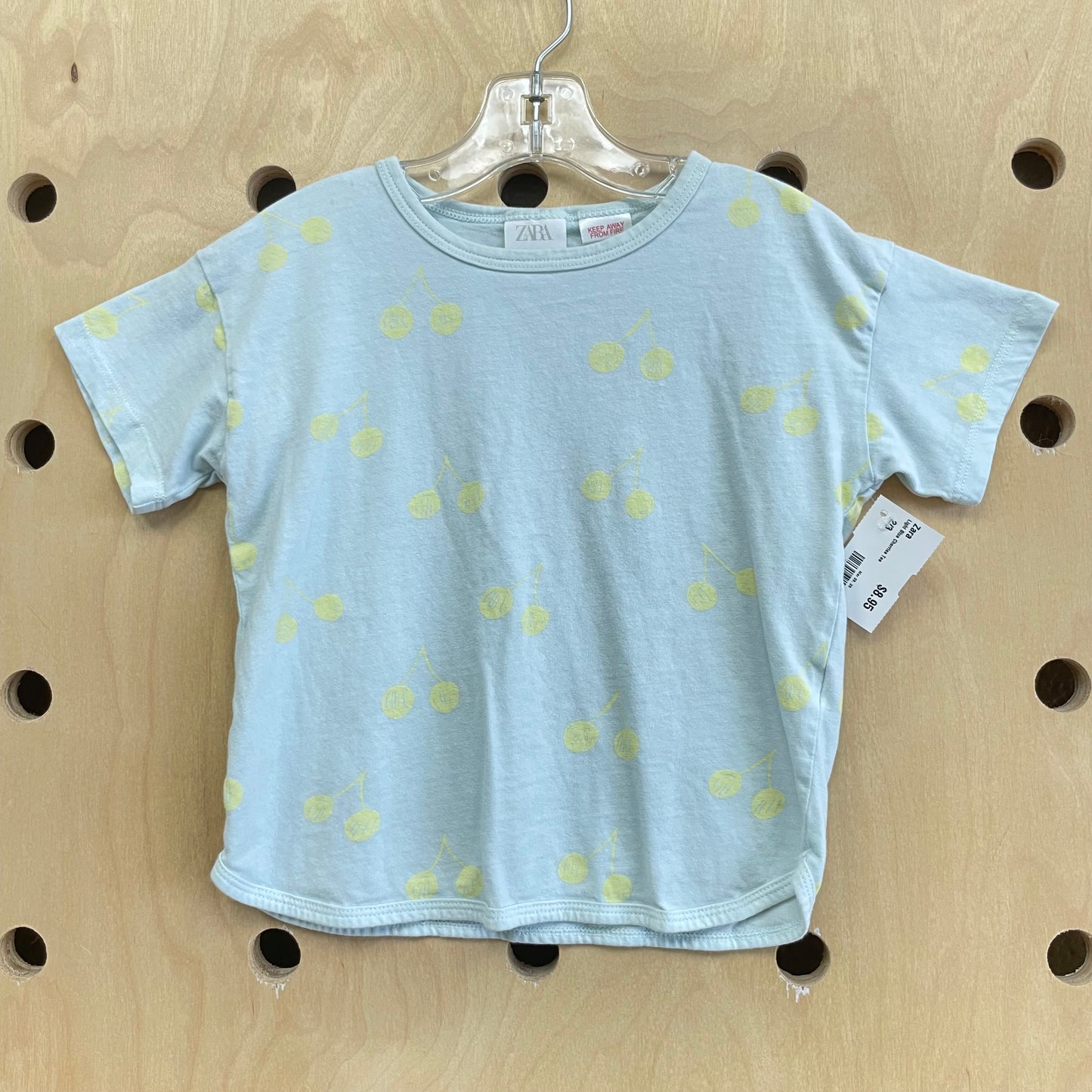 Light Blue Cherries Tee