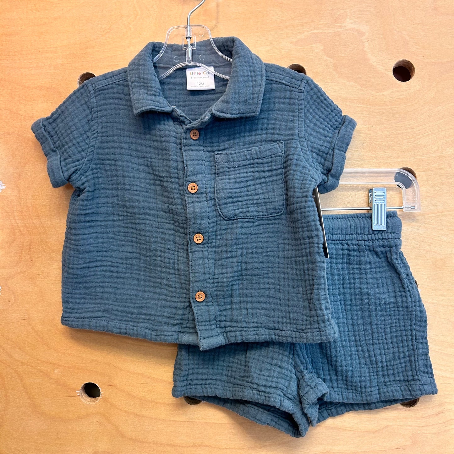 Organic Teal Guaze Outfit