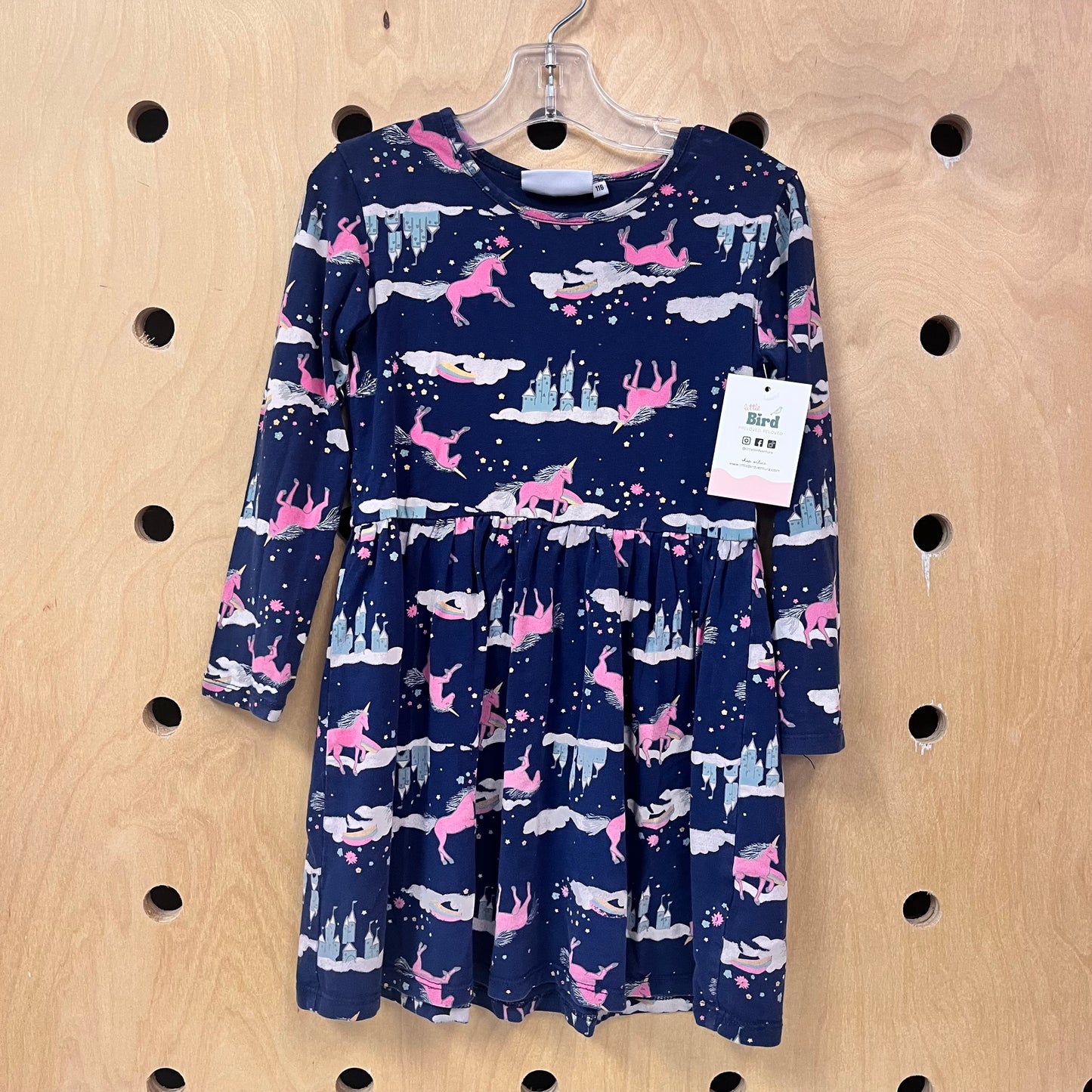 Navy Unicorns Dress