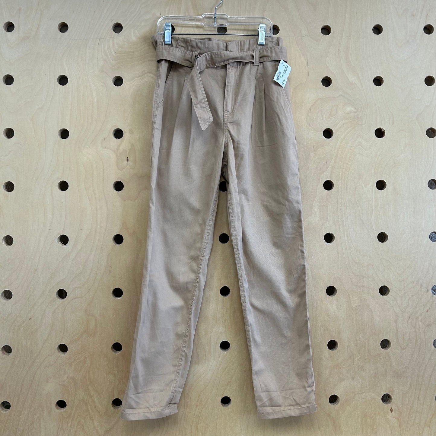 Paper Bag Waist Belted Khakis NEW!