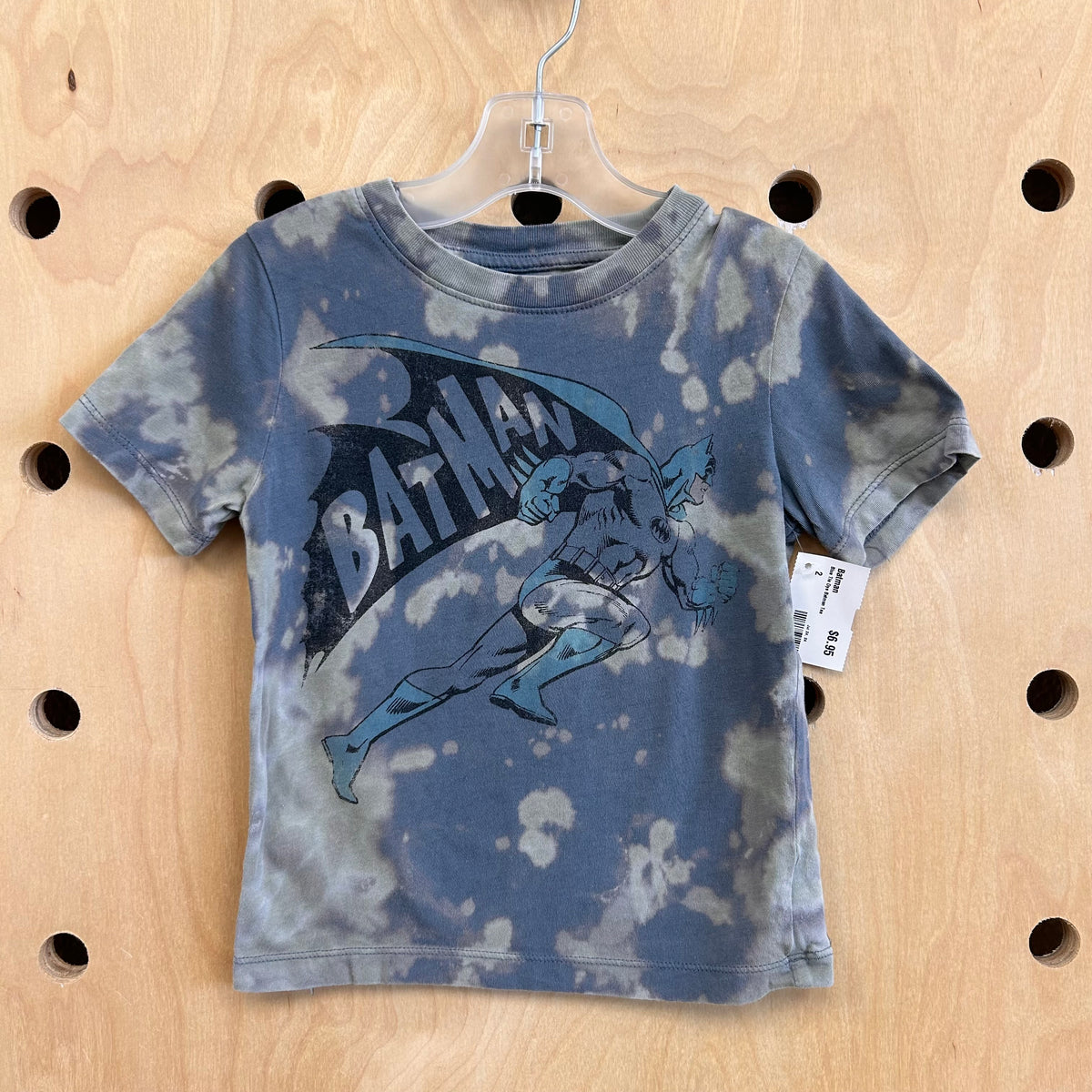 Blue Tie Dye Batman Tee