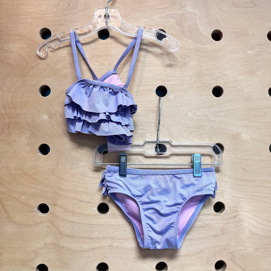 Purple Ruffle 2pc. Swimsuit