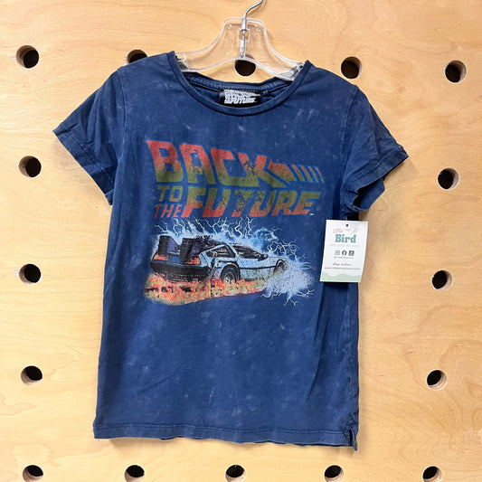 Blue Back the the Future Tee