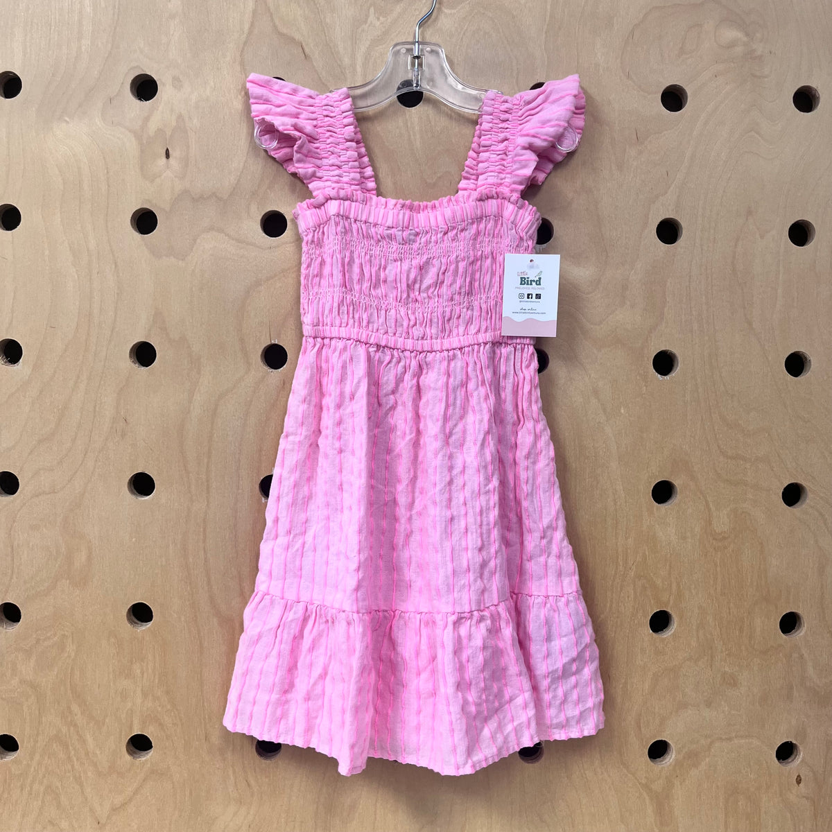 Pink Smocked Dress
