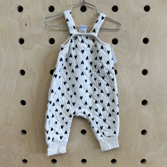 Cream & Black Hearts Jumper