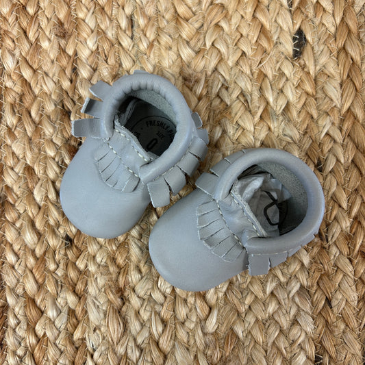 Grey Mocassins