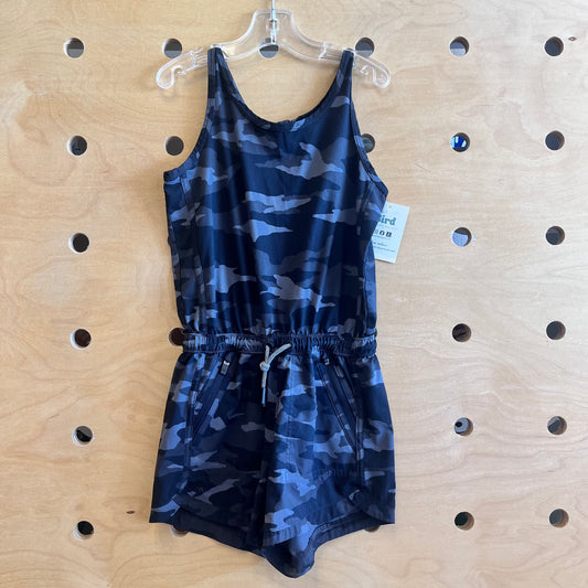Black/Grey Camo Athletic Romper