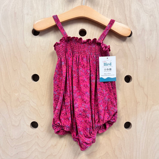 Pink Floral Modal Blend Romper