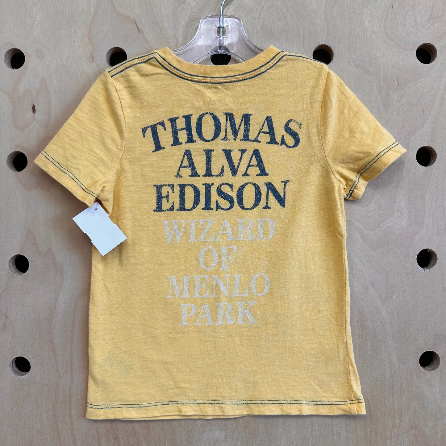 Yellow Thomas Edison Tee