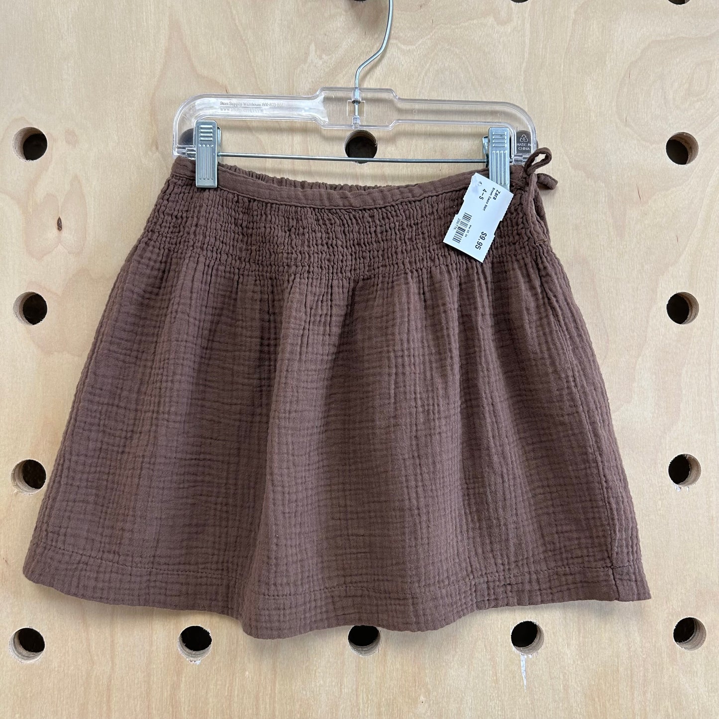 Brown Gauze Skirt