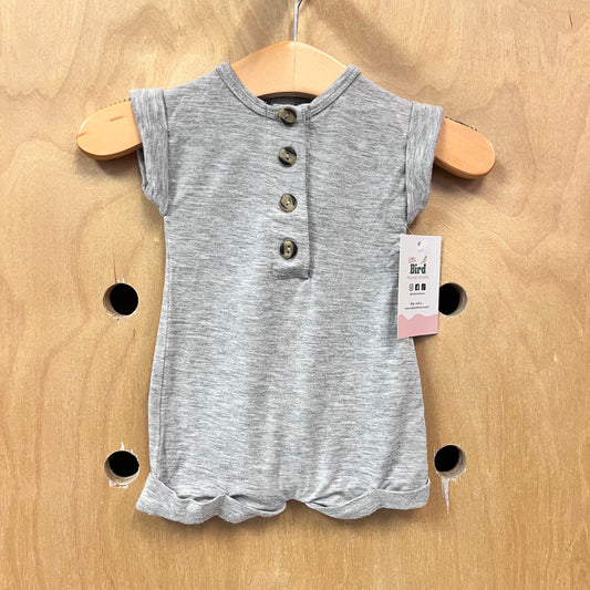 Heathered Grey Romper