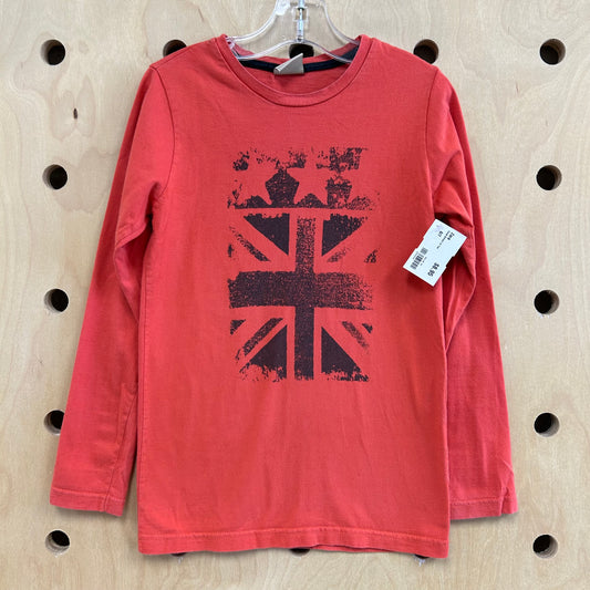 Coral British LS Tee
