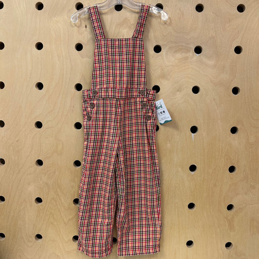 Red Plaid Romper