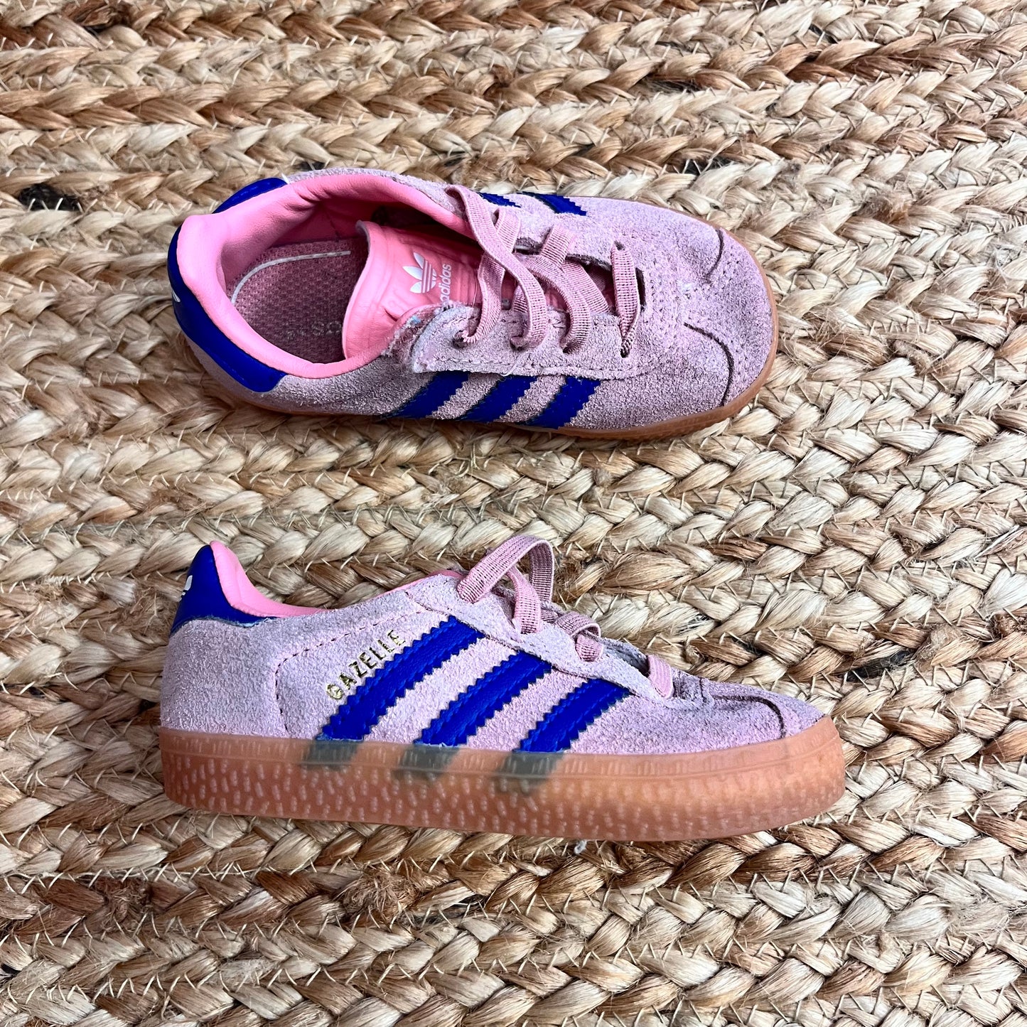 Pink/Blue Gazelle Sneakers