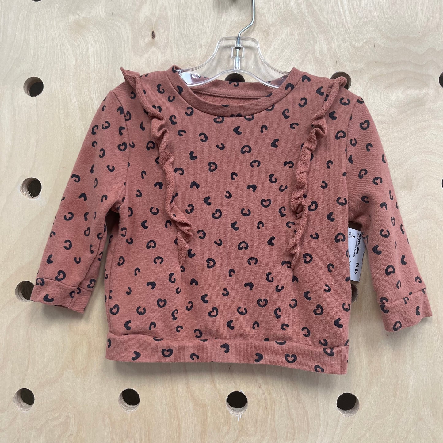 Rust Animal Print Sweatshirt