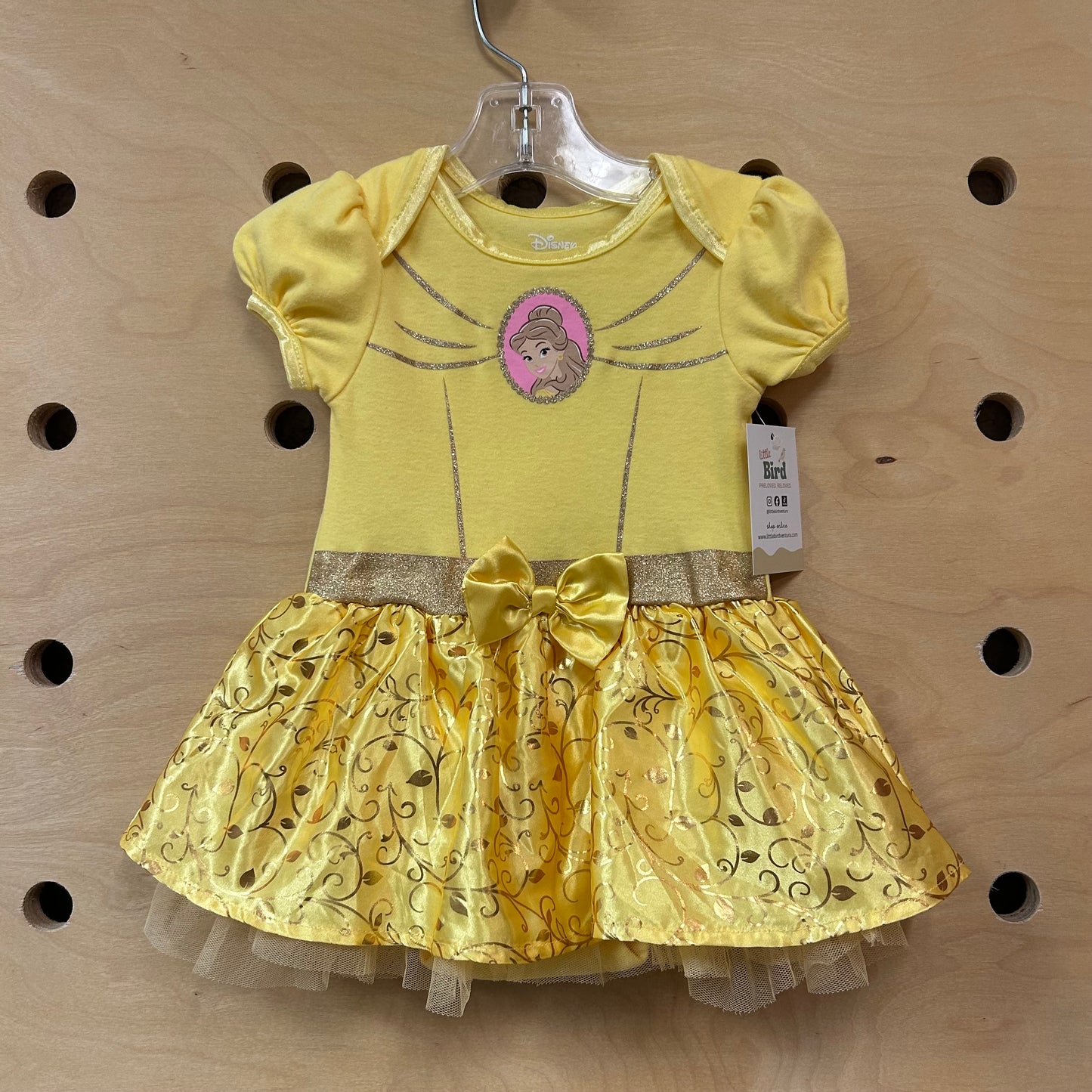 Yellow Sparkle Belle Dress