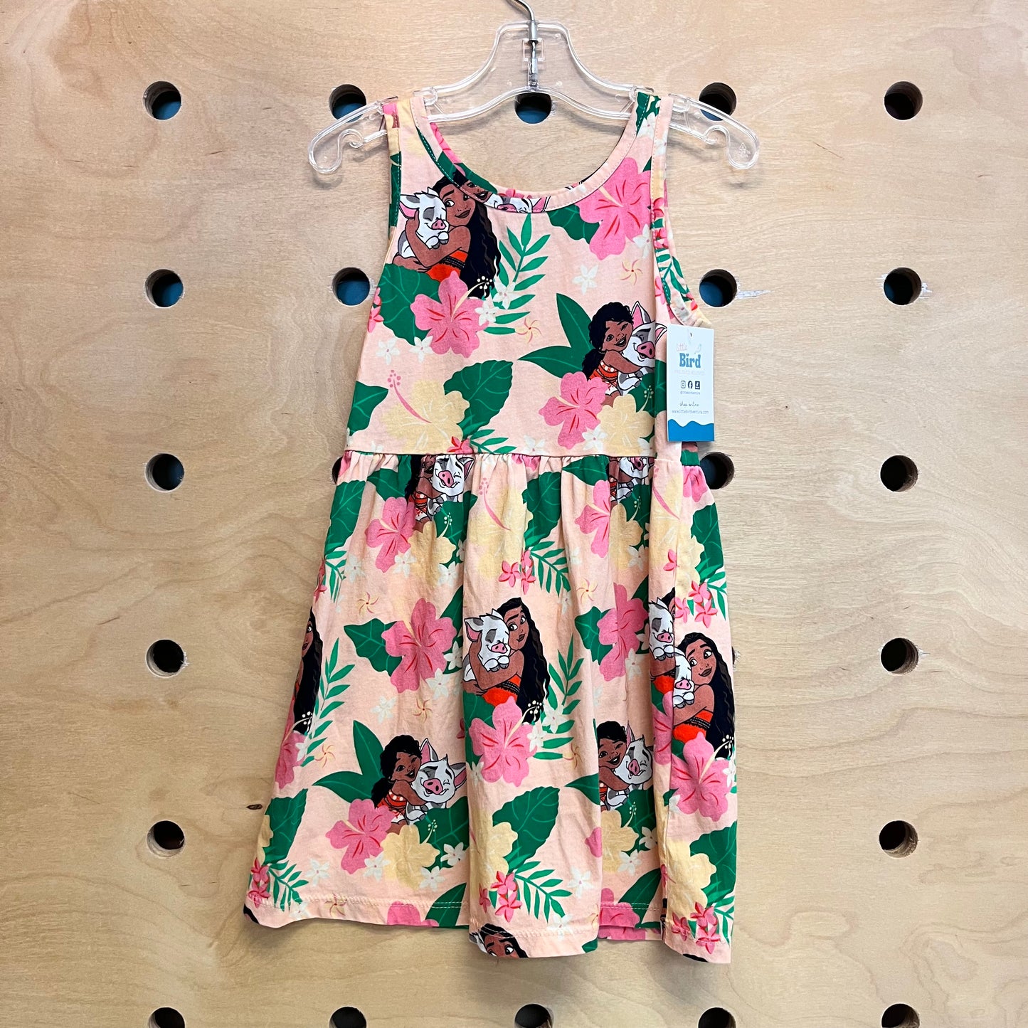 Pink/Yellow Moana Tank Dress