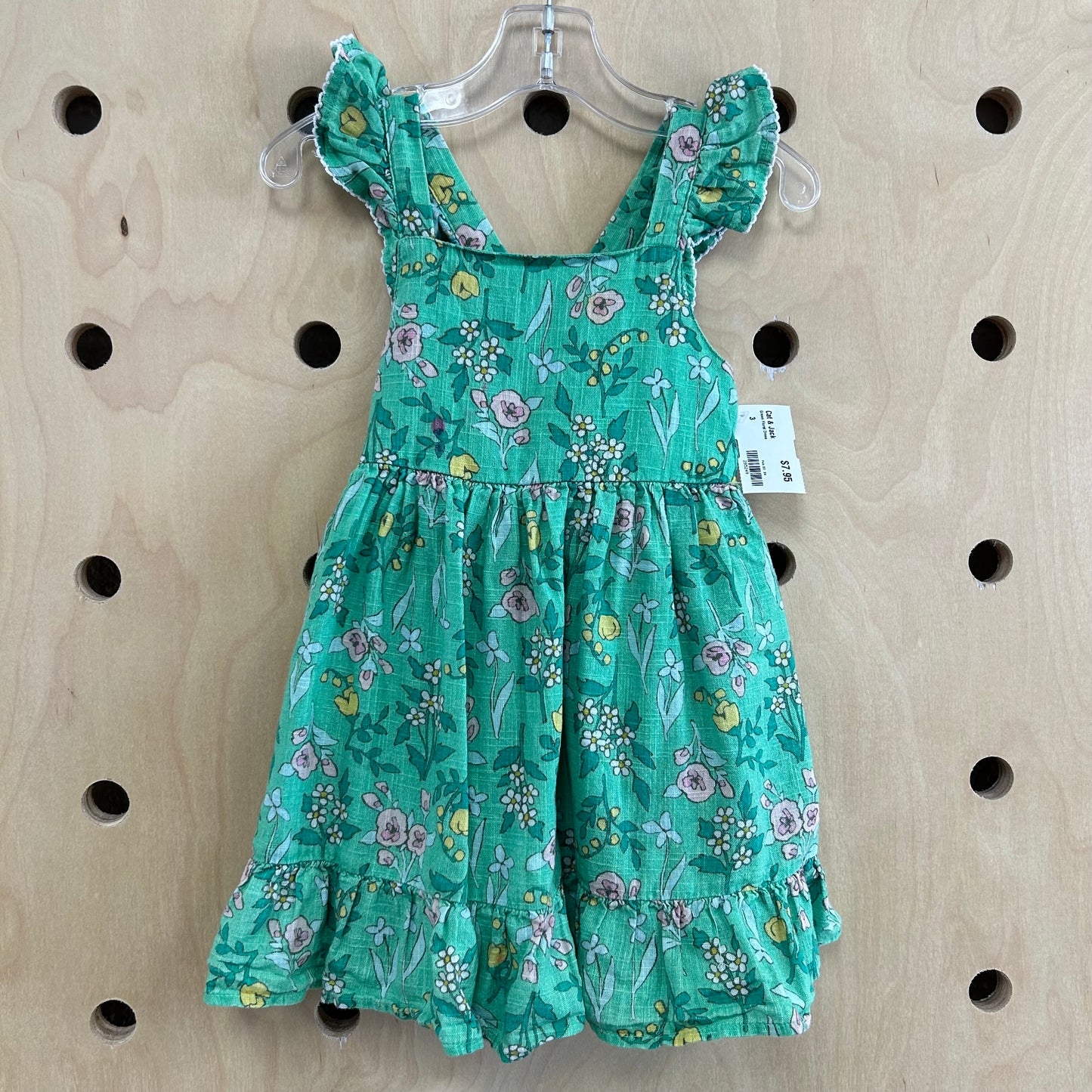 Green Floral Dress