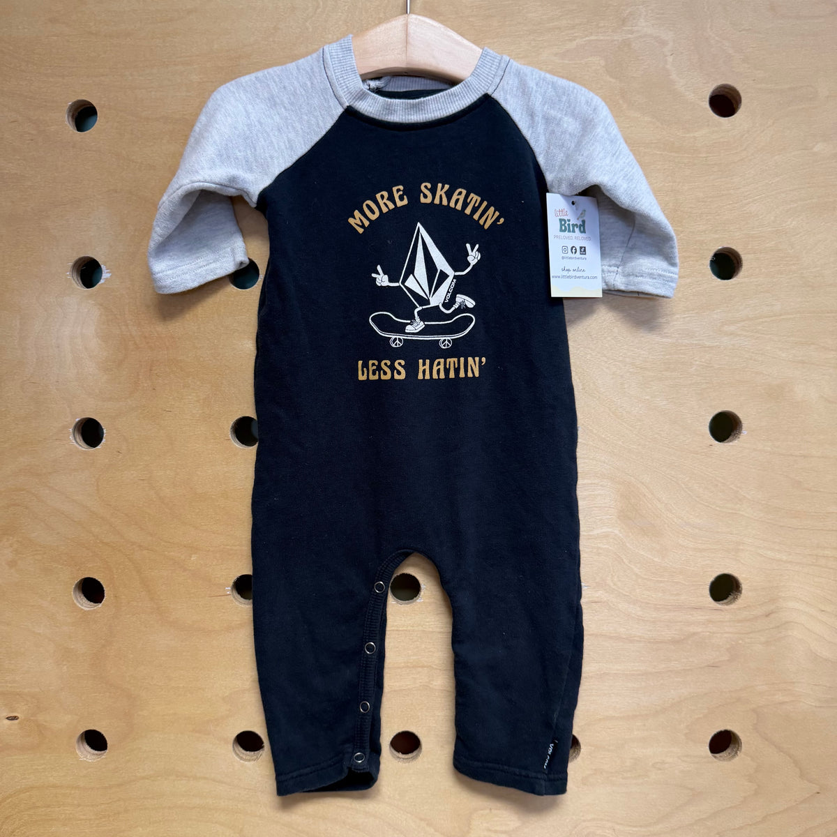 More Skatin' Less Hatin' Romper