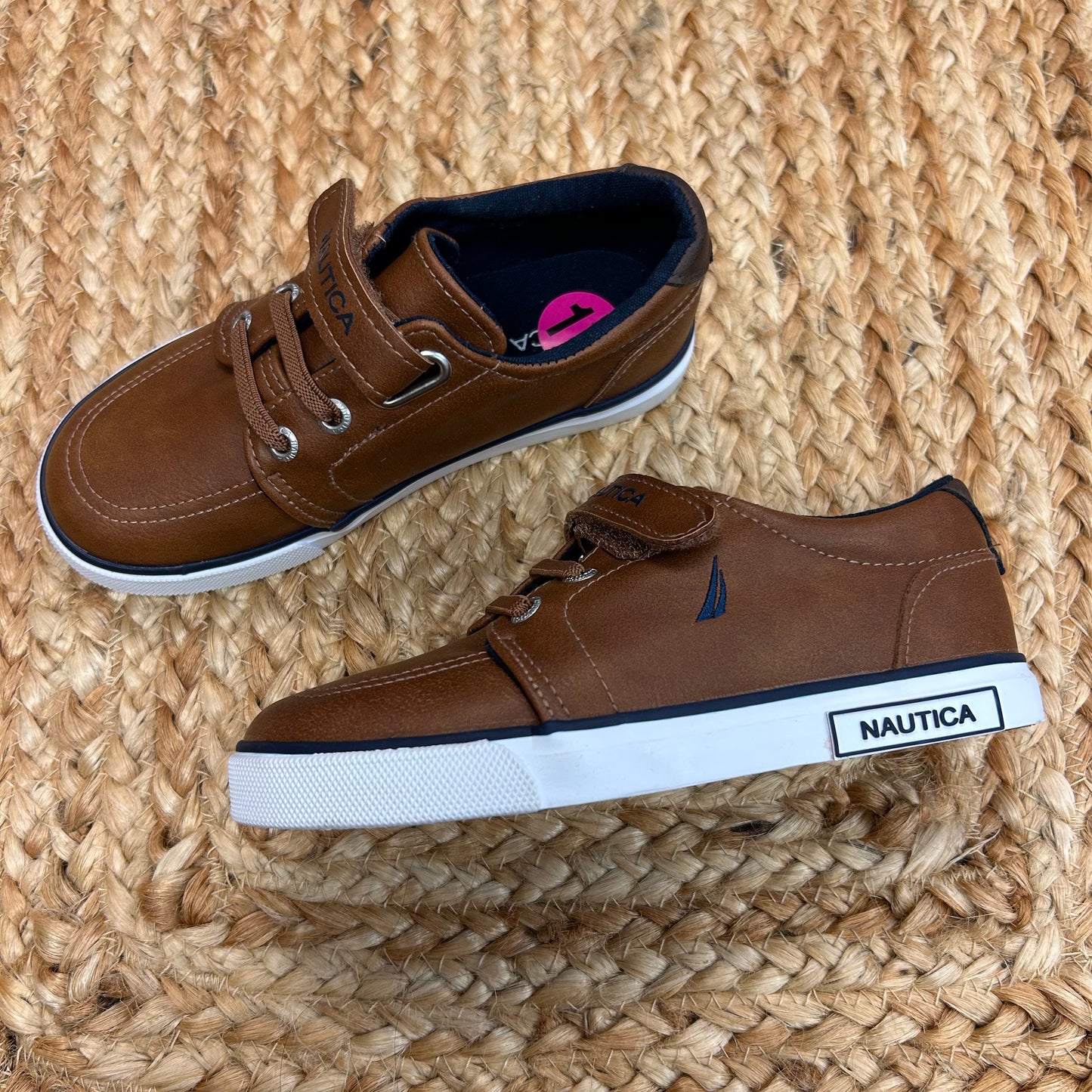 Brown Berrian Velcro Dress Shoes