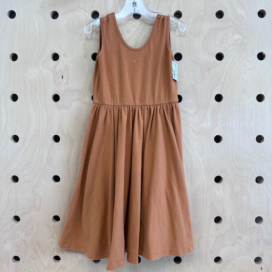 Brown Tank Twirl Dress