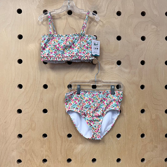 Floral Smocked 2pc. Swimsuit