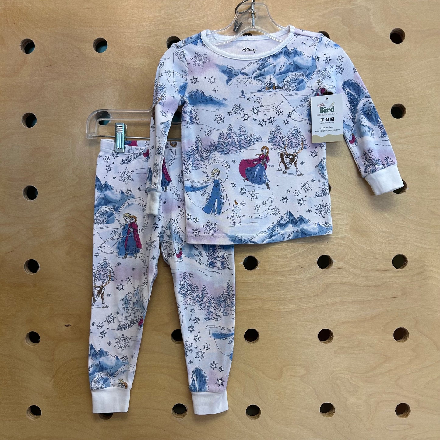 White Cotton Elsa Pajamas