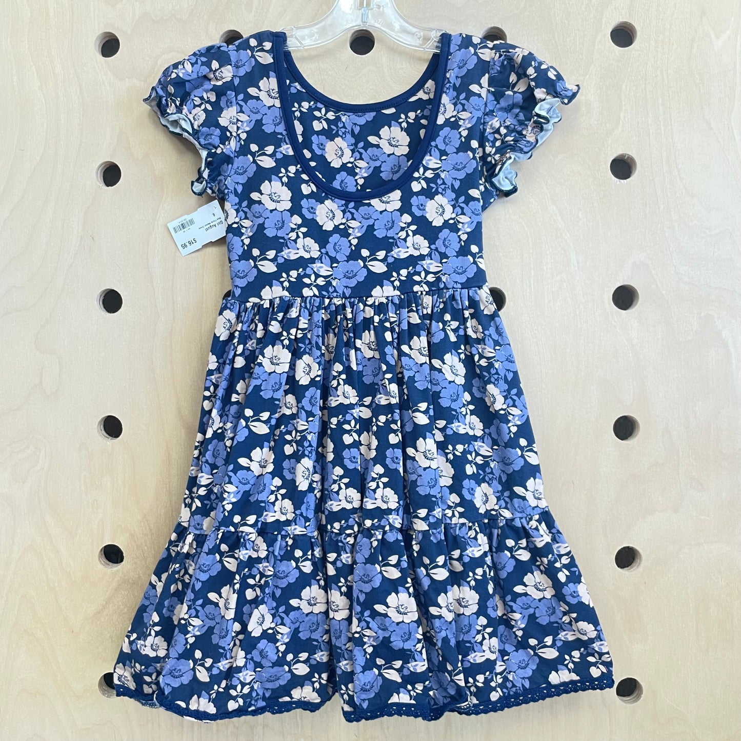 Blue Floral Market Dress
