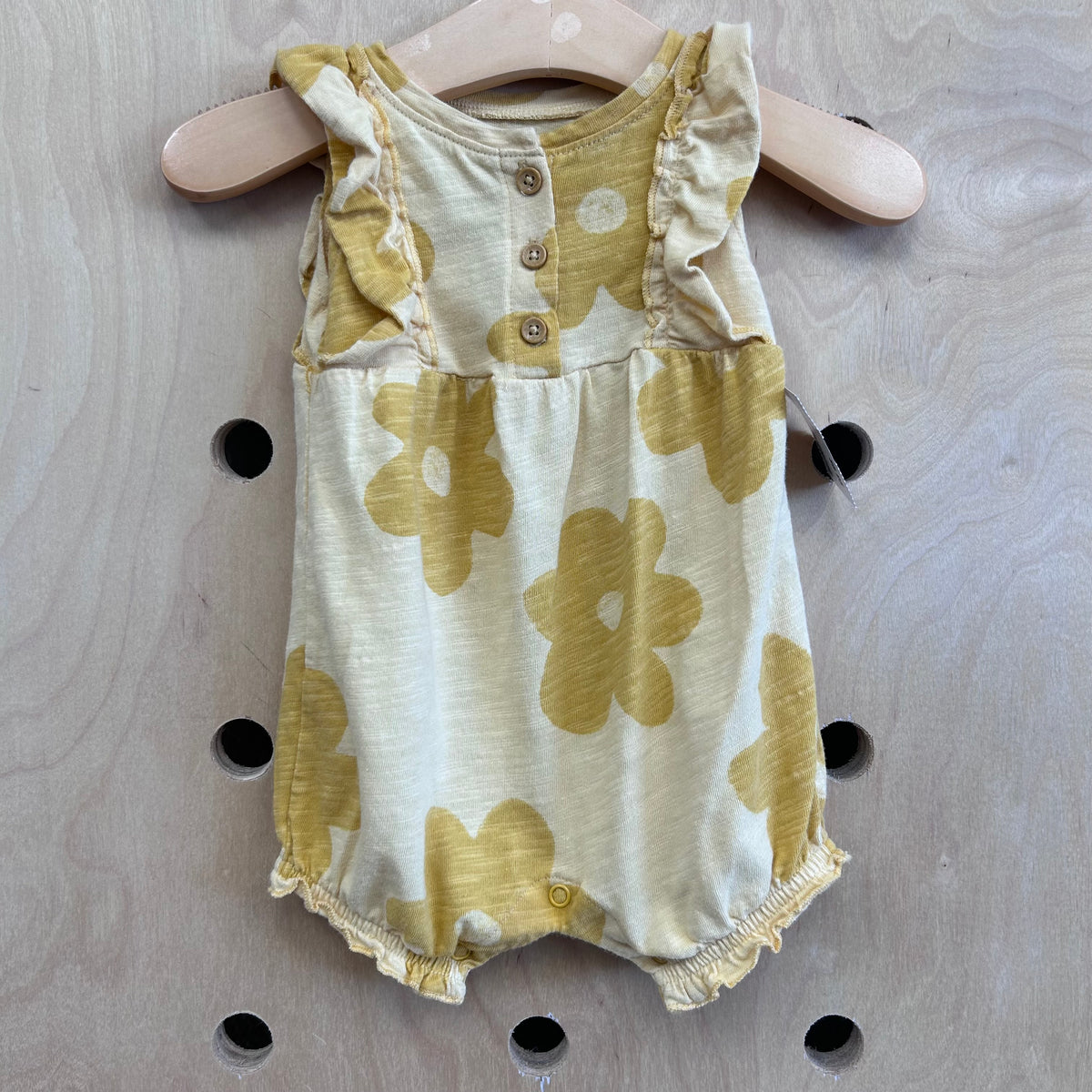 Yellow Floral Romper