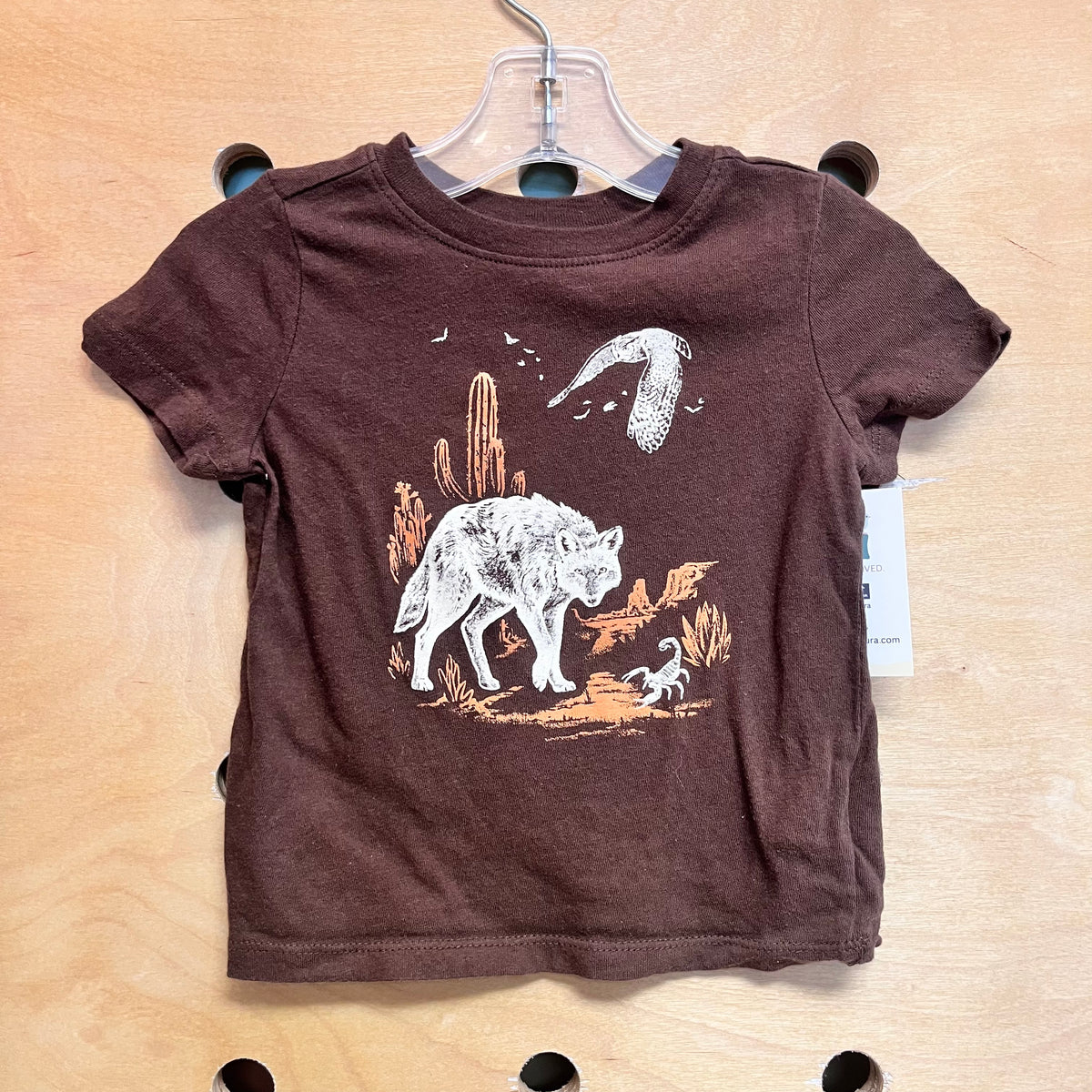 Brown Desert Wolf Tee