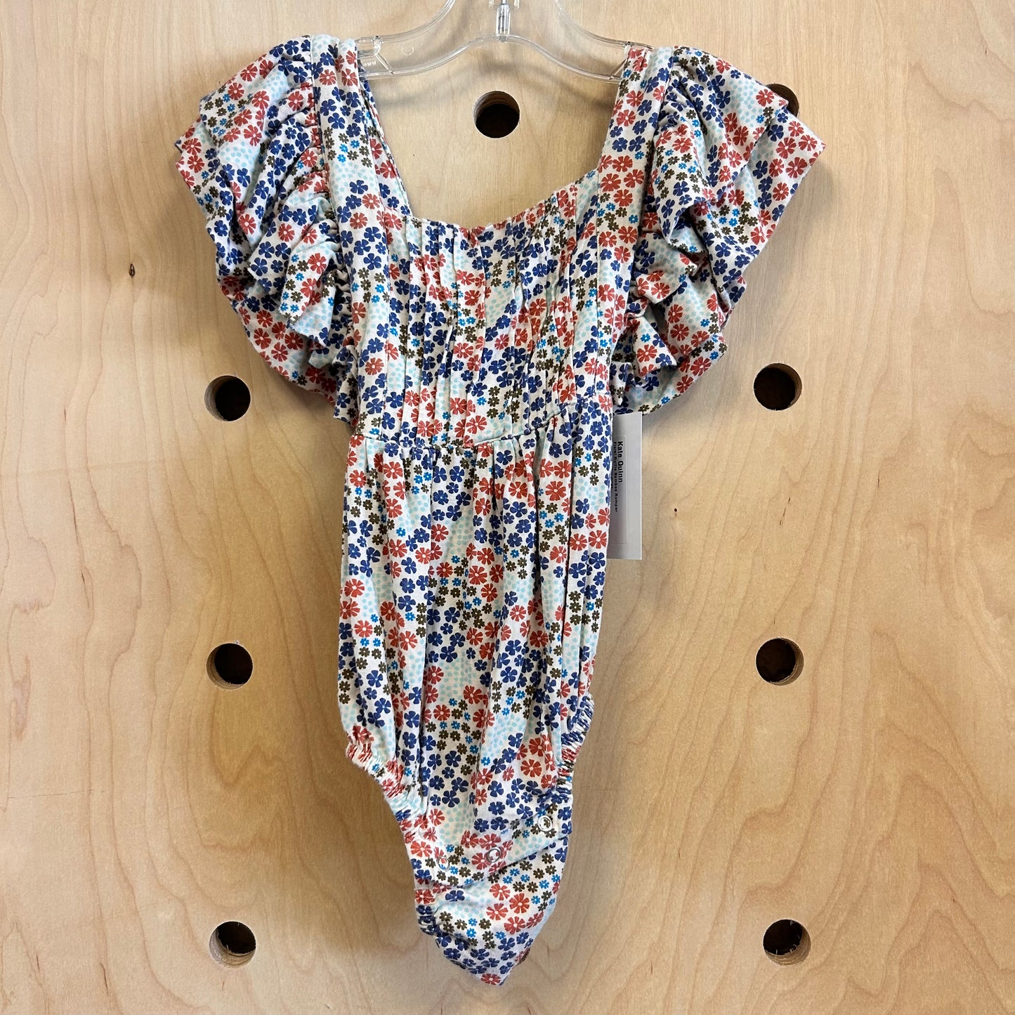 Floral Ruffle Bamboo Romper