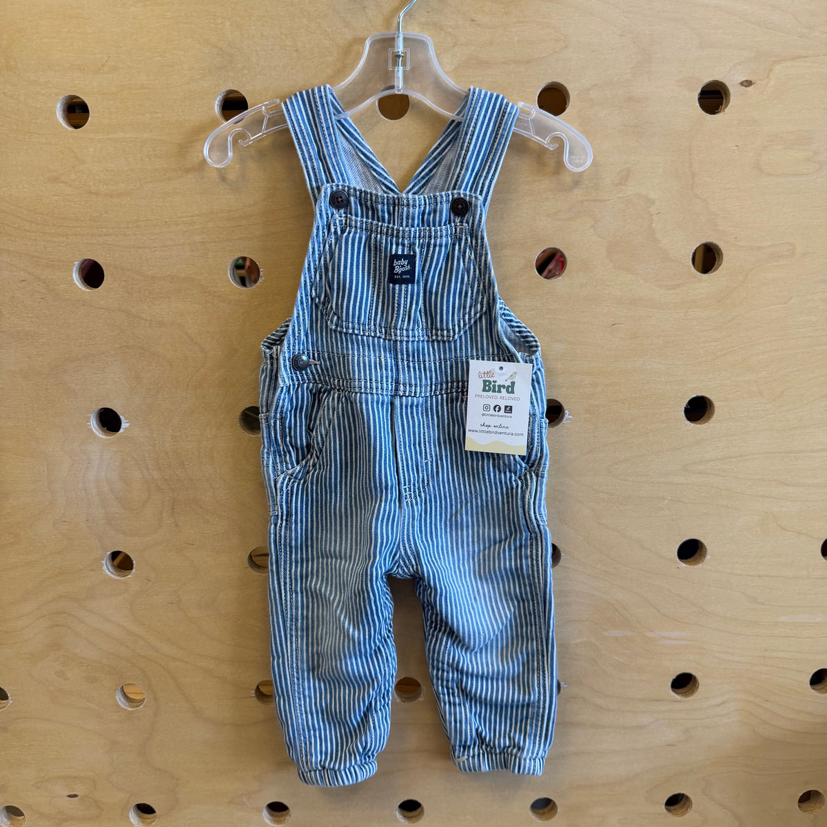 Denim Striped Coveralls