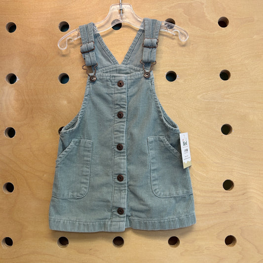 Green Cord Snap Jumper