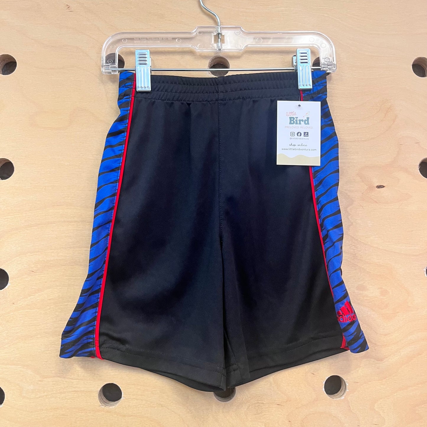 Black/Blue Active Shorts