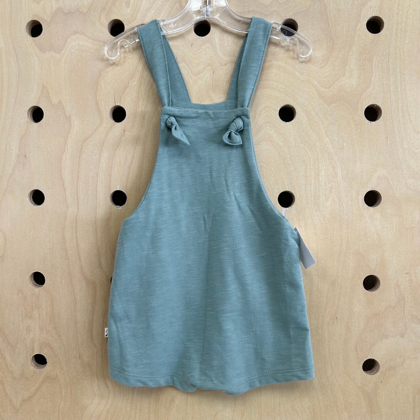 Seafoam Knotted Overalls