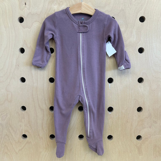 Organic Dusty Purple Footies