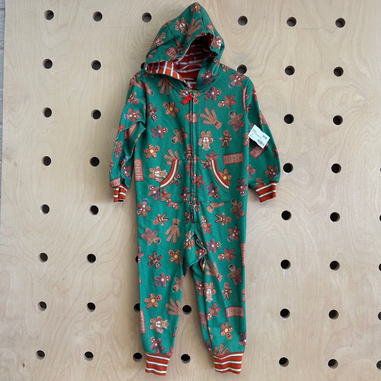 Super Hero Gingerbread Romper